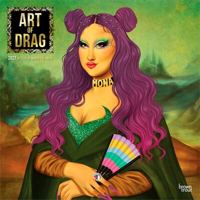 2027 BrownTrout Art of Drag 12 x 12 Monthly Wall Calendar (9798330715305)