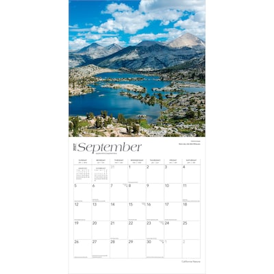 2027 BrownTrout California Nature 12" x 12" Monthly Wall Calendar (9798330710447)