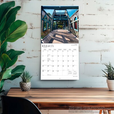 2027 BrownTrout Louisiana Places 12" x 12" Monthly Wall Calendar (9798330710393)