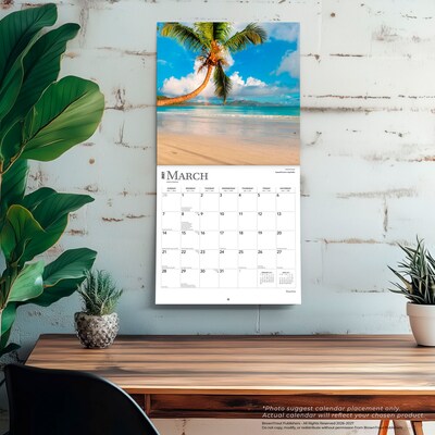 2027 BrownTrout Beaches 12" x 12" Monthly Wall Calendar (9798330711628)