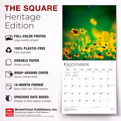 2027 BrownTrout Blessings 12" x 12" Monthly Wall Calendar (9798330711475)