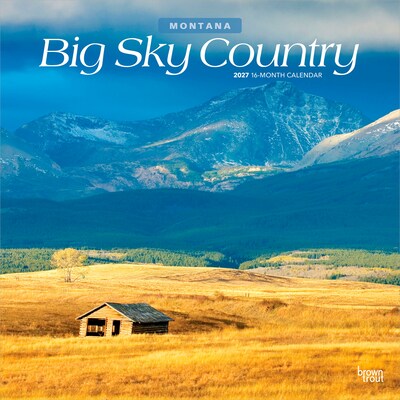 2027 BrownTrout Montana Places 12 x 12 Monthly Wall Calendar (9798330710409)