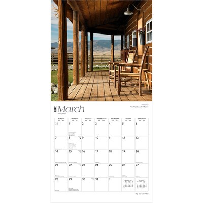 2027 BrownTrout Montana Places 12" x 12" Monthly Wall Calendar (9798330710409)