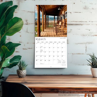 2027 BrownTrout Montana Places 12" x 12" Monthly Wall Calendar (9798330710409)