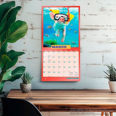 2027 BrownTrout Avanti Funny Farm 12" x 12" Monthly Wall Calendar (9798330712984)