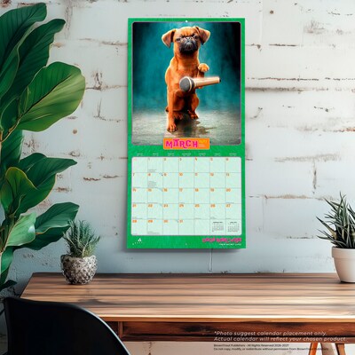 2027 BrownTrout Avanti Dogs Gone Wild 12" x 12" Monthly Wall Calendar (9798330712960)