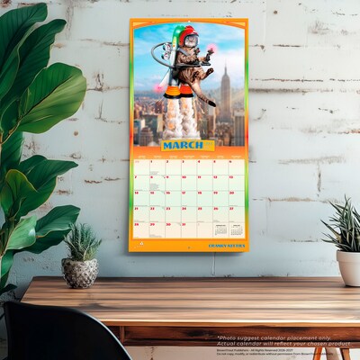 2027 BrownTrout Avanti Cranky Kitties 12" x 12" Monthly Wall Calendar (9798330712939)