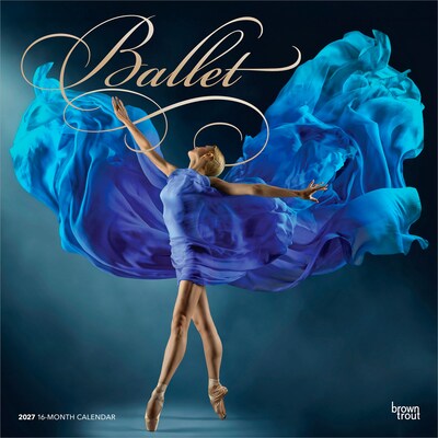 2027 BrownTrout Ballet 12 x 12 Monthly Wall Calendar (9798330711116)
