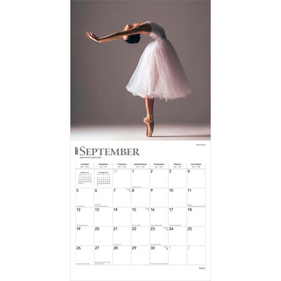 2027 BrownTrout Ballet 12" x 12" Monthly Wall Calendar (9798330711116)