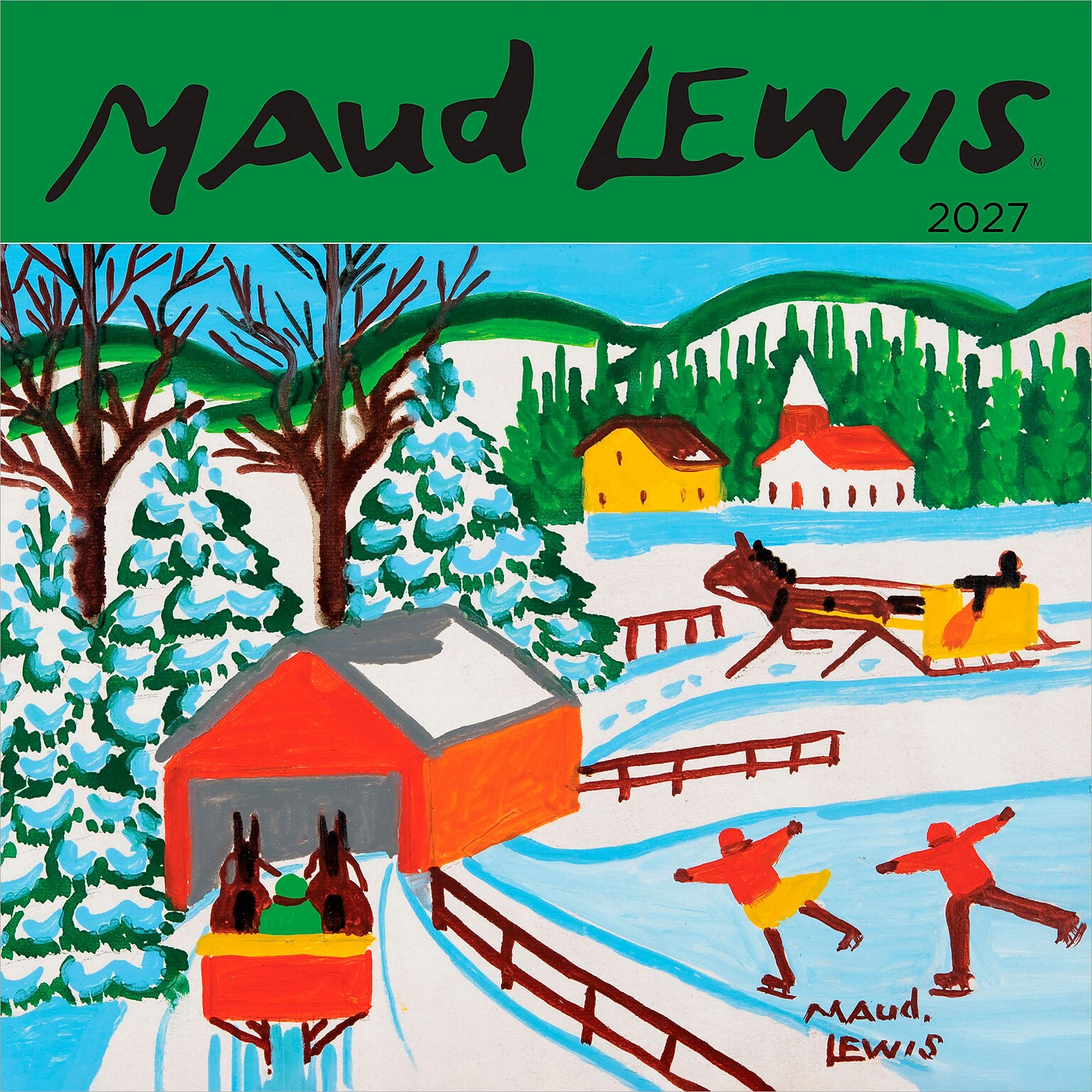 2027 BrownTrout Maud Lewis AGNS 12 x 12 Monthly Wall Calendar (9781525617546)