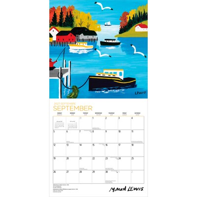 2027 BrownTrout Maud Lewis AGNS 12" x 12" Monthly Wall Calendar (9781525617546)