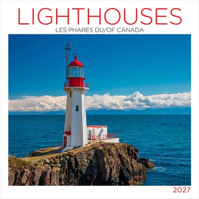 2027 BrownTrout Lighthouses of Canada 12 x 12 Monthly Wall Calendar (9781525617478)