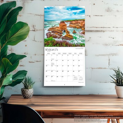 2027 BrownTrout California Coast 12" x 12" Monthly Wall Calendar (9798330710423)