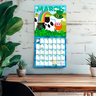 2027 BrownTrout Cows Creamery 12" x 12" Monthly Wall Calendar (9781525617430)