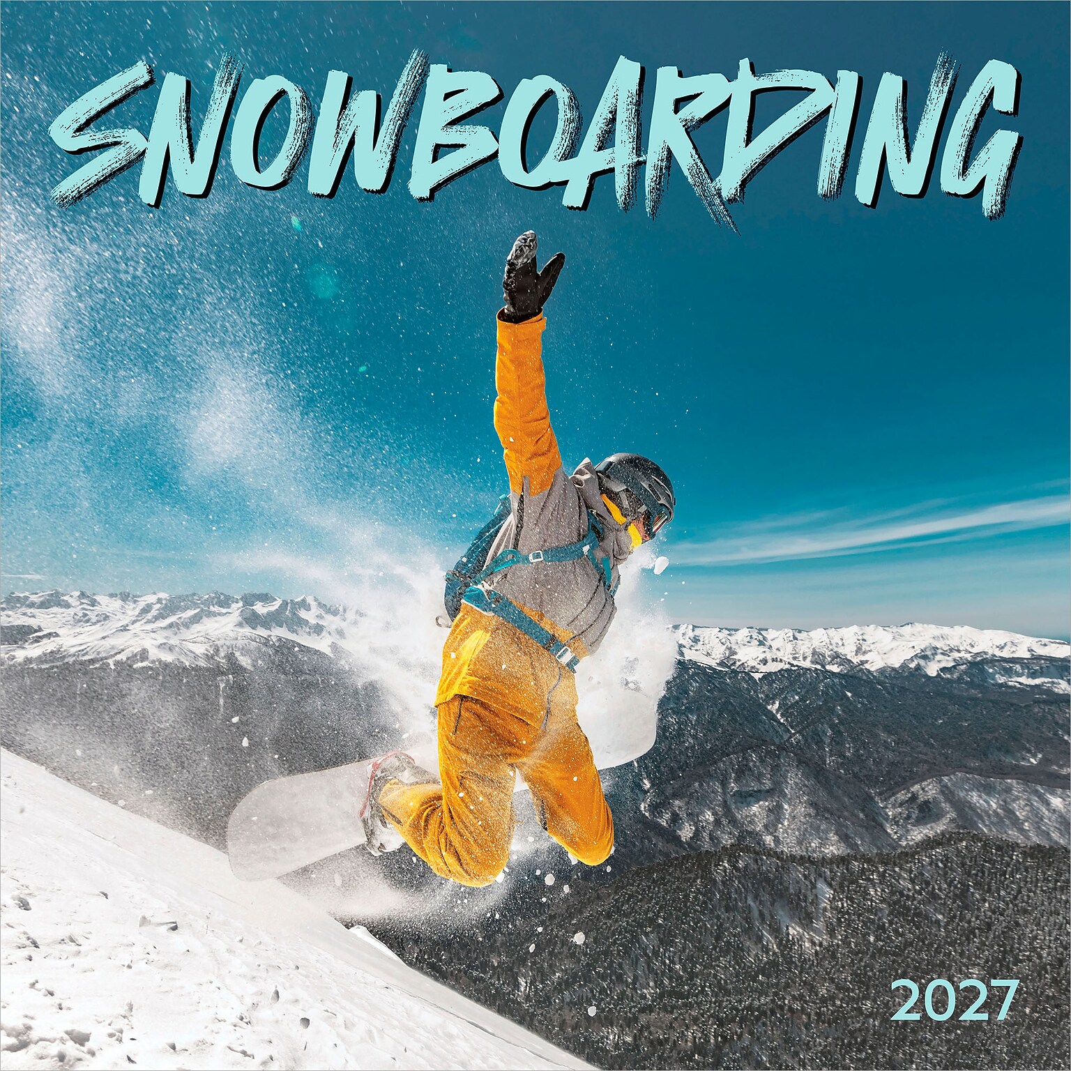 2027 BrownTrout Snowboarding 12 x 12 Monthly Wall Calendar (9781525617751)