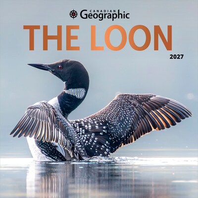 2027 BrownTrout Canadian Geographic The Loon 12 x 12 Monthly Wall Calendar (9781525617805)