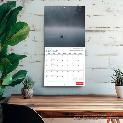 2027 BrownTrout Canadian Geographic The Loon 12" x 12" Monthly Wall Calendar (9781525617805)