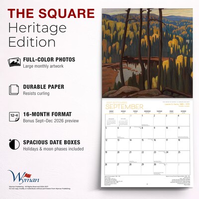 2027 BrownTrout The Group of Seven AGO 12" x 12" Monthly Wall Calendar (9781525617799)