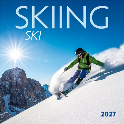 2027 BrownTrout Skiing 12 x 12 Monthly Wall Calendar (9781525617744)