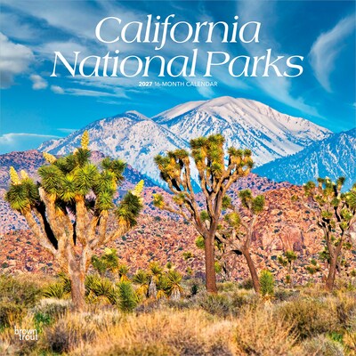 2027 BrownTrout California National Parks 12 x 12 Monthly Wall Calendar (9798330710430)
