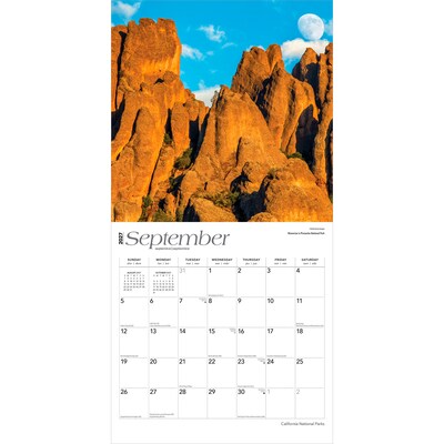 2027 BrownTrout California National Parks 12" x 12" Monthly Wall Calendar (9798330710430)