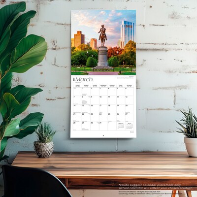 2027 BrownTrout Boston 12" x 12" Monthly Wall Calendar (9798330711000)