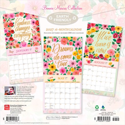 2027 BrownTrout Bonnie Marcus 12 x 12 Monthly Wall Calendar (9798330713080)