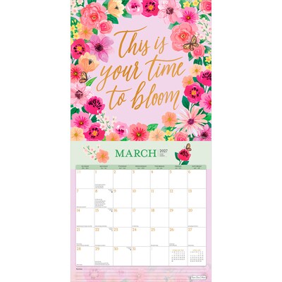 2027 BrownTrout Bonnie Marcus 12" x 12" Monthly Wall Calendar (9798330713080)