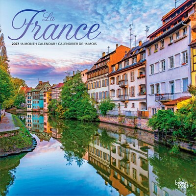 2027 BrownTrout France 12 x 12 Monthly Wall Calendar (9798330711635)