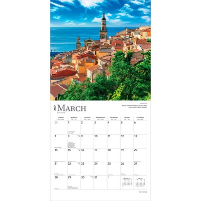 2027 BrownTrout France 12" x 12" Monthly Wall Calendar (9798330711635)