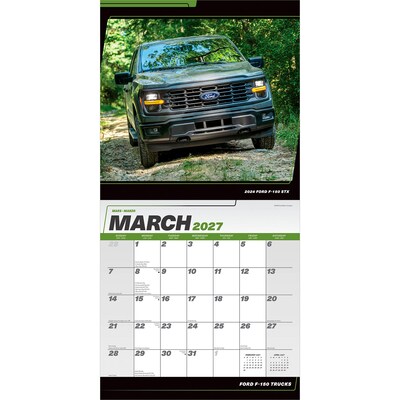2027 BrownTrout Ford F150 Trucks 12" x 12" Monthly Wall Calendar (9798330715831)