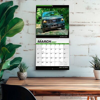 2027 BrownTrout Ford F150 Trucks 12" x 12" Monthly Wall Calendar (9798330715831)