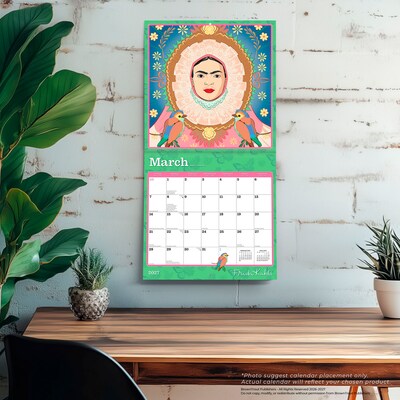2027 BrownTrout Frida Kahlo 12" x 12" Monthly Wall Calendar (9798330715336)