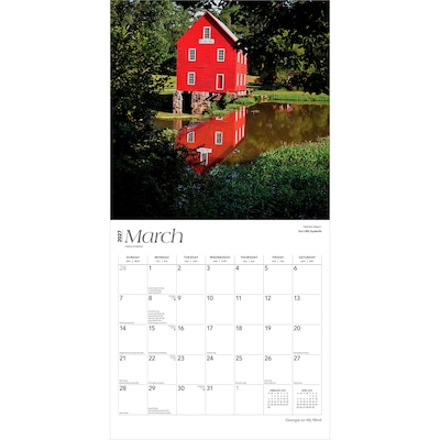 2027 BrownTrout Georgia on My Mind 12" x 12" Monthly Wall Calendar (9798330710539)