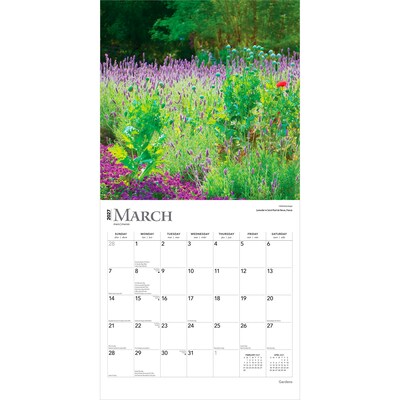 2027 BrownTrout Gardens 12" x 12" Monthly Wall Calendar (9798330711307)