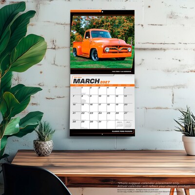 2027 BrownTrout Classic Ford Pickups 12" x 12" Monthly Wall Calendar (9798330713158)