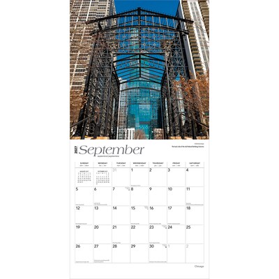 2027 BrownTrout Chicago 12" x 12" Monthly Wall Calendar (9798330711017)