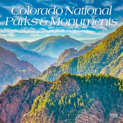 2027 BrownTrout Colorado National Parks & Monuments 12 x 12 Monthly Wall Calendar (9798330710461)