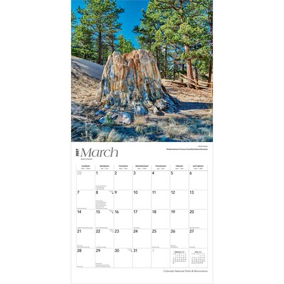 2027 BrownTrout Colorado National Parks & Monuments 12" x 12" Monthly Wall Calendar (9798330710461)