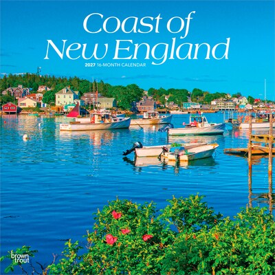 2027 BrownTrout Coast of New England 12 x 12 Monthly Wall Calendar (9798330710317)