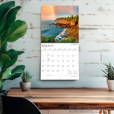 2027 BrownTrout Coast of New England 12" x 12" Monthly Wall Calendar (9798330710317)
