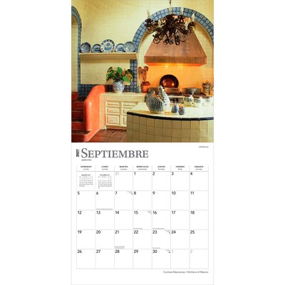 2027 BrownTrout Cocinas Mexicanas Kitchens of Mexico 12" x 12" Monthly Wall Calendar (9798330711055)