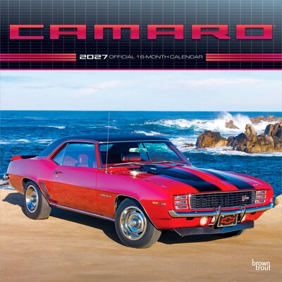2027 BrownTrout Camaro 12 x 12 Monthly Wall Calendar (9798330713110)