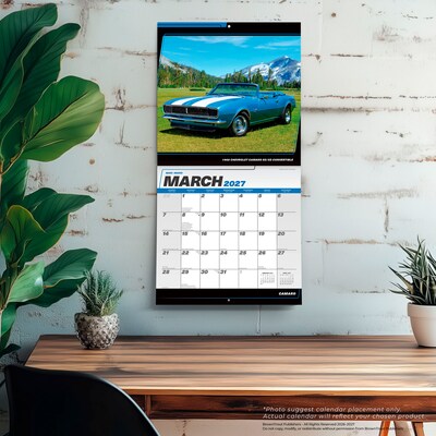 2027 BrownTrout Camaro 12" x 12" Monthly Wall Calendar (9798330713110)