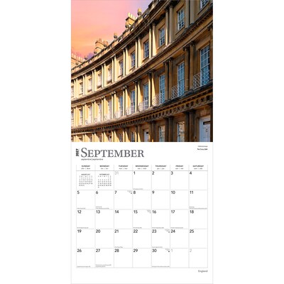 2027 BrownTrout England 12" x 12" Monthly Wall Calendar (9798330711093)