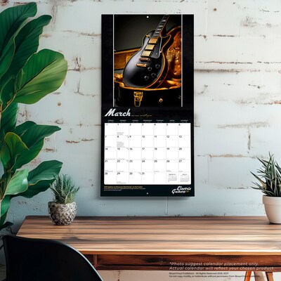2027 BrownTrout Electric Guitars 12" x 12" Monthly Wall Calendar (9798330711161)