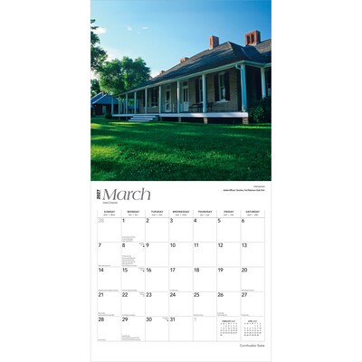 2027 BrownTrout Nebraska Places 12" x 12" Monthly Wall Calendar (9798330714162)