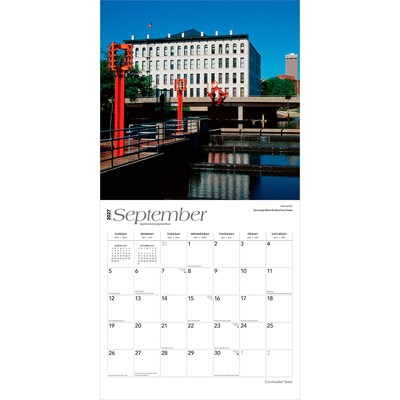 2027 BrownTrout Nebraska Places 12" x 12" Monthly Wall Calendar (9798330714162)