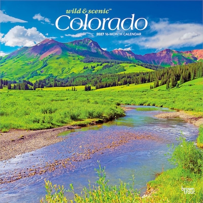 2027 BrownTrout Colorado Wild & Scenic 12 x 12 Monthly Wall Calendar (9798330710478)