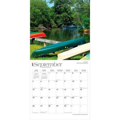 2027 BrownTrout Pennsylvania Places 12" x 12" Monthly Wall Calendar (9798330710485)